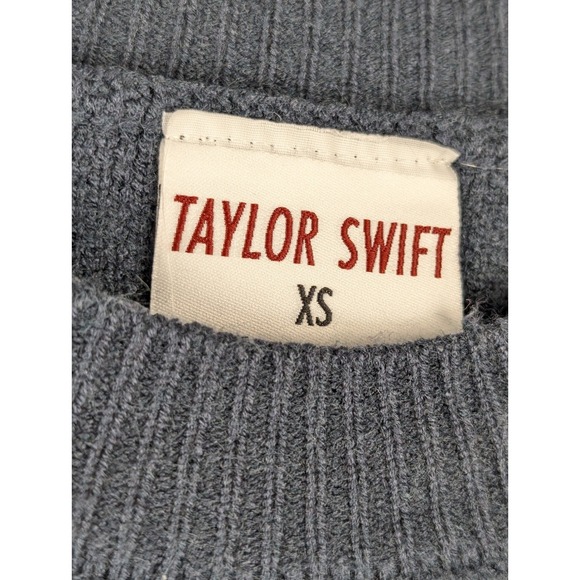 Taylor Swift Argyle RED Sweater Crewneck XS Swiftie Merch All Too Well Grandpa - Picture 5 of 10